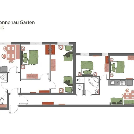 Apartment Sonnenau Zell am Ziller Buitenkant foto